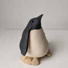 Handmade in Britain clay penguins from crafter Louise O'Connor.