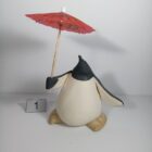 Handmade in Britain clay penguins from crafter Louise O'Connor.