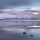 morning mist the langdale pikes from elterwater photographic print by lake district artist nathan buckley