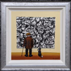 an original painting by Chris Chapman inspired by Jackson Pollock