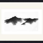 A framed print of The Lake District by local artist Daniel Cooper