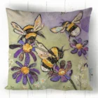 Handmade cushion by artist Dawn Maciocia