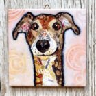 Handmade wall tile by artist Dawn Maciocia