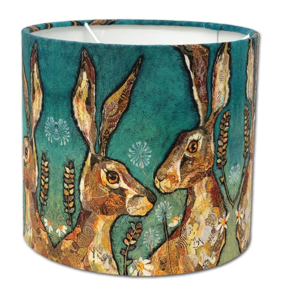 Together Lampshade by Dawn Maciocia Handmade lampshade by artist Dawn Maciocia