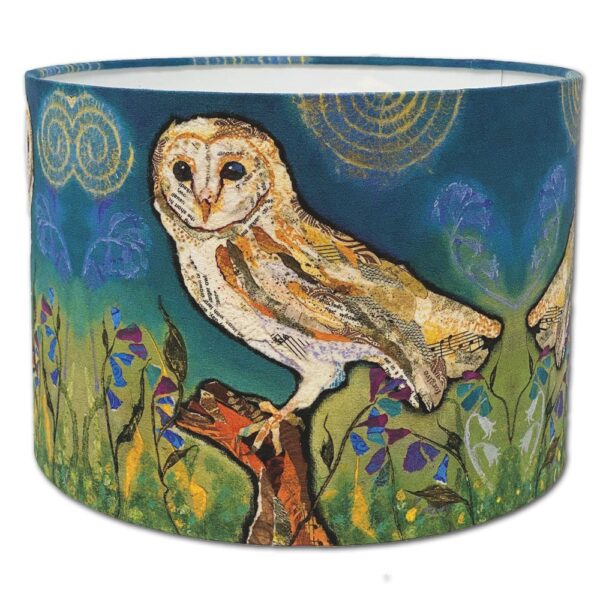 Handmade lampshade by artist Dawn Maciocia
