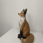 Ceramic Fox sculpture handmade by Gin Durham