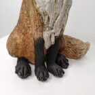 Ceramic Fox sculpture handmade by Gin Durham