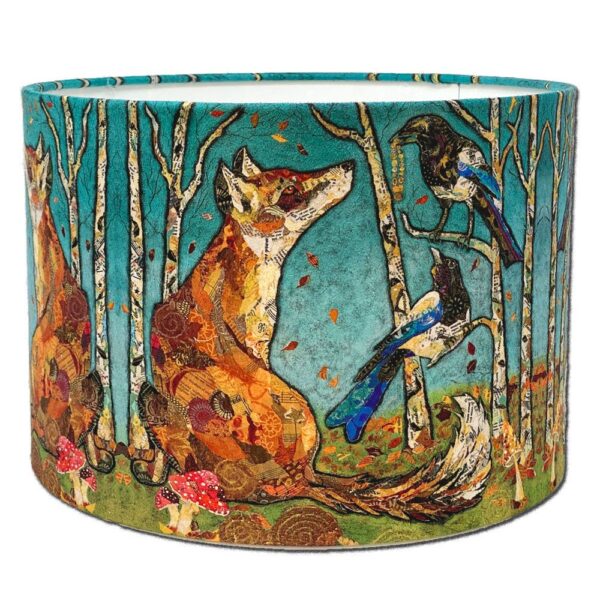 Handmade lampshade by artist Dawn Maciocia