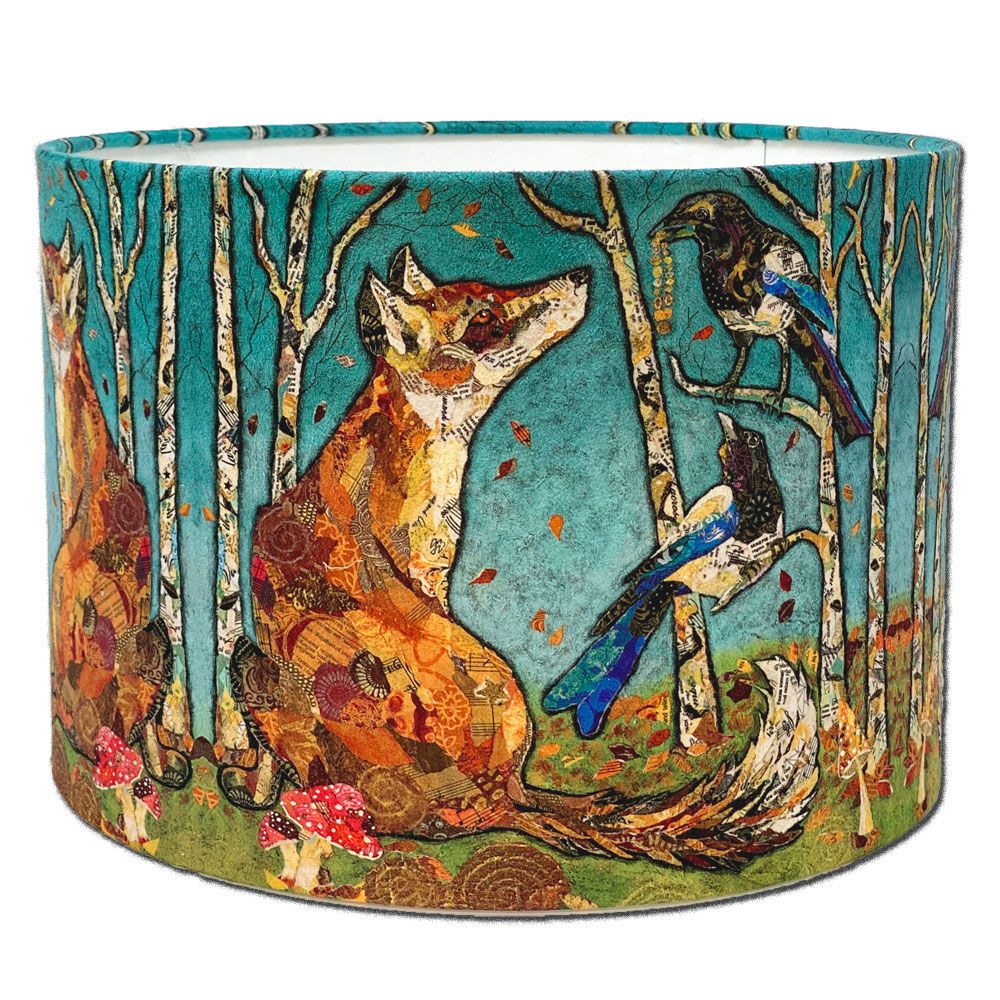The Gift Lampshade by Dawn Maciocia Handmade lampshade by artist Dawn Maciocia