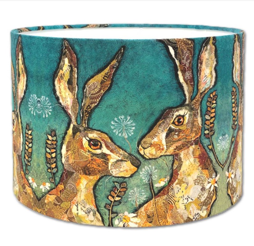 Handmade lampshade by artist Dawn Maciocia