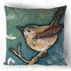 Handmade cushion by artist Dawn Maciocia