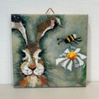 Handmade wall tile by artist Dawn Maciocia