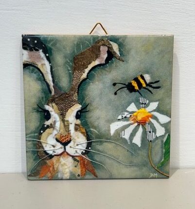 Handmade wall tile by artist Dawn Maciocia
