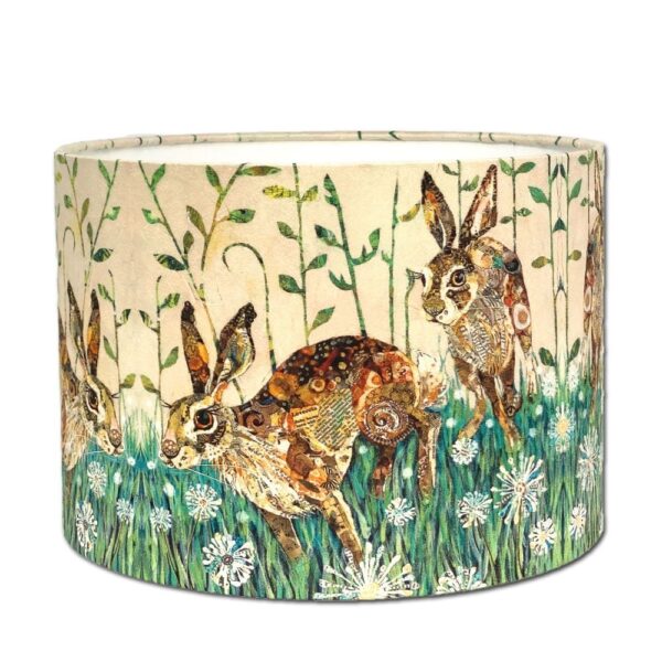 Handmade lampshade by artist Dawn Maciocia