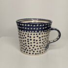 Navy Large Mugs by Ceramicist Lincoln Kirby Bell