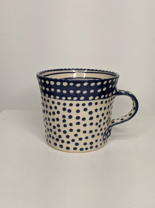 Navy Large Mugs by Ceramicist Lincoln Kirby Bell