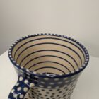 Navy Large Mugs by Ceramicist Lincoln Kirby Bell