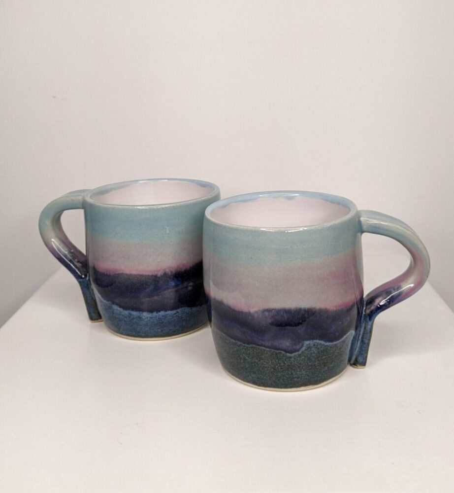 Landscape Mug Handmade in Britain by Ella Fletcher
