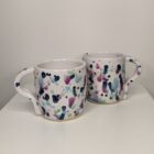 Sweet Pea Mug Handmade in Britain by Ella Fletcher
