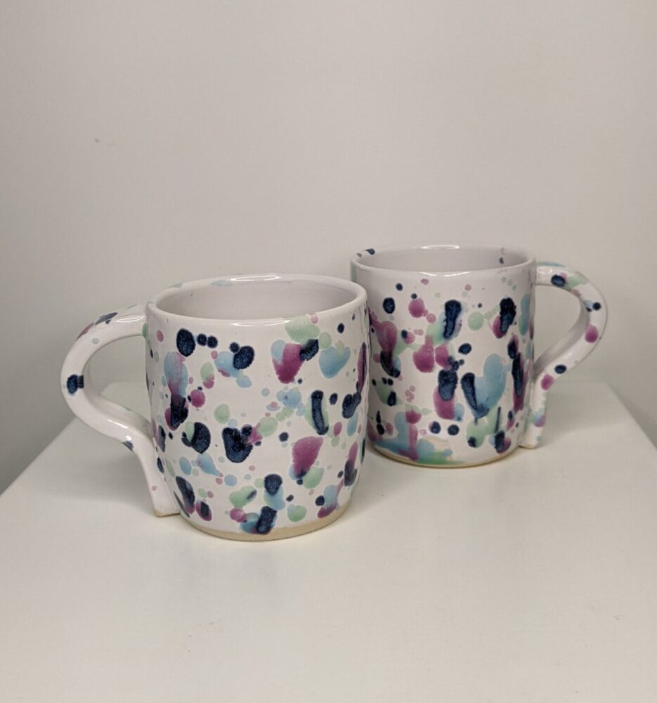 Sweet Pea Mug by Ella Fletcher Sweet Pea Mug Handmade in Britain by Ella Fletcher