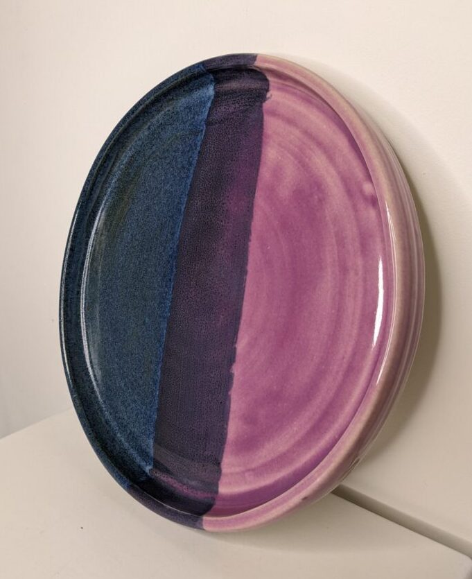 Landscape Tray Dish Handmade in Britain by Ella Fletcher