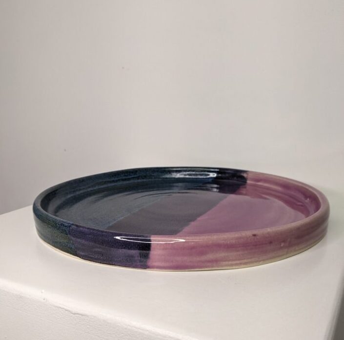 Landscape Tray Dish Handmade in Britain by Ella Fletcher