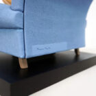 Limited Edition Sculpture by Doug Hyde featuring character and dogs sitting on sofa