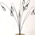 Handmade wire and driftwood sculpture by crafters Wild Grey Art