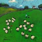 An original acrylic painting by artist David Alderman