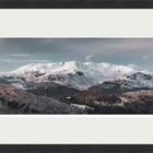 Print by Lake District Photographer Nathan Buckley - Winter Light by Coniston Fell