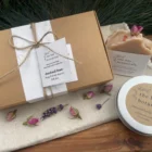 Patchouli Rose Soap and Body Butter gift box by The Bay Botanicals