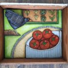 Original 3d artwork by Claire Brierley. Made from found driftwood and painted with acrylic