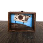 Original 3d artwork by Claire Brierley. Made from found driftwood and painted with acrylic