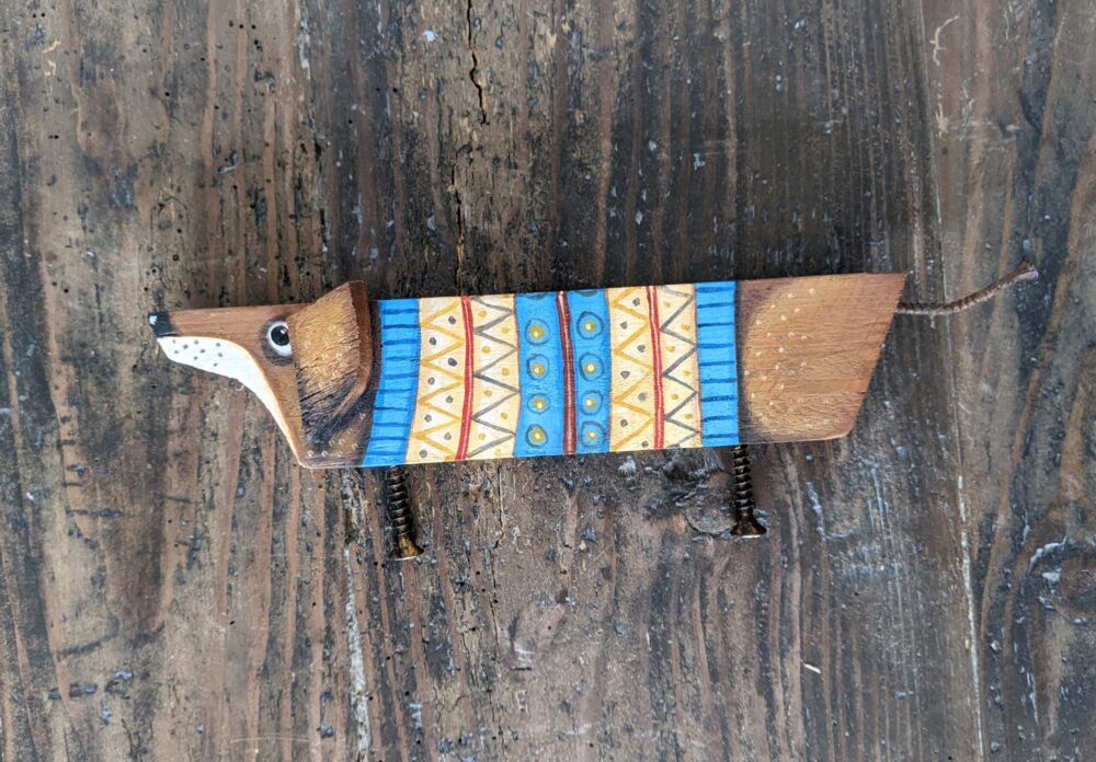Original handmade wooden artwork by artist Claire Brierley