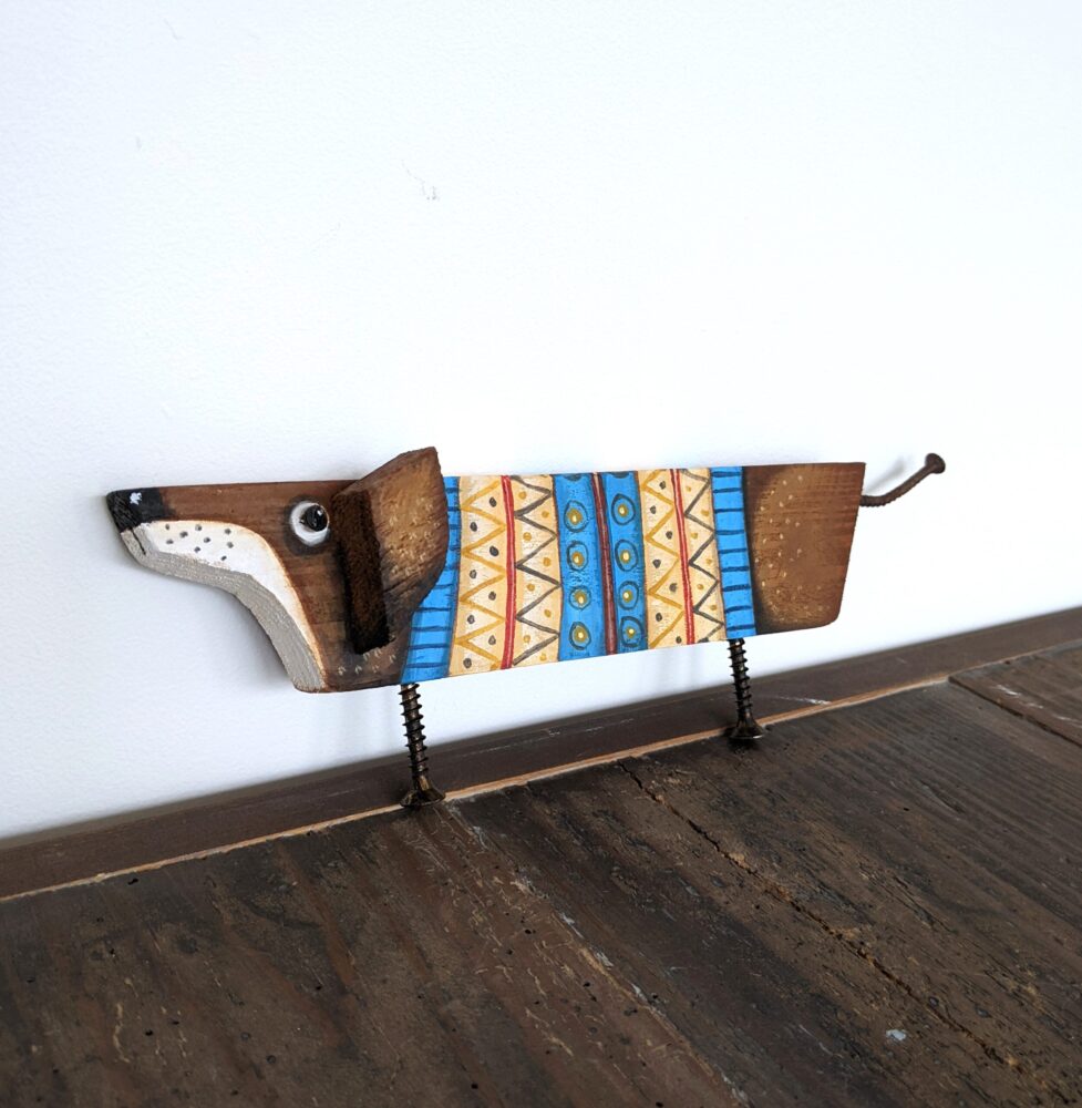 Original handmade wooden artwork by artist Claire Brierley