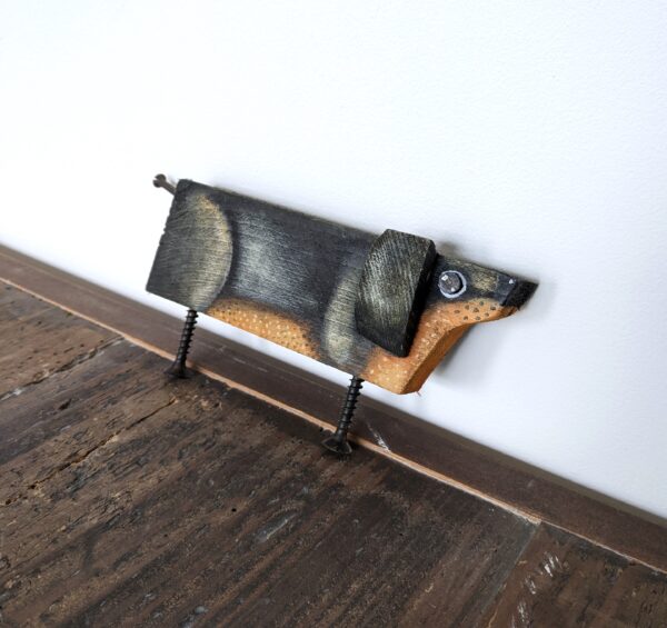 Original handmade wooden artwork by artist Claire Brierley