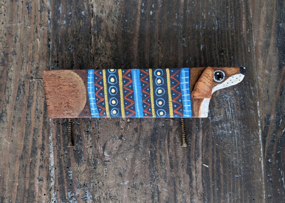 Original handmade wooden artwork by artist Claire Brierley