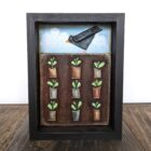 Original 3d artwork by Claire Brierley. Made from found driftwood and painted with acrylic