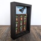 Original 3d artwork by Claire Brierley. Made from found driftwood and painted with acrylic