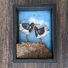 Original 3d artwork by Claire Brierley. Made from found driftwood and painted with acrylic
