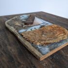 Original 3d artwork by Claire Brierley. Made from found driftwood and painted with acrylic