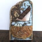Original 3d artwork by Claire Brierley. Made from found driftwood and painted with acrylic
