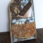 Original 3d artwork by Claire Brierley. Made from found driftwood and painted with acrylic