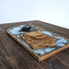 Original 3d artwork by Claire Brierley. Made from found driftwood and painted with acrylic