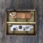 Original 3d artwork by Claire Brierley. Made from found driftwood and painted with acrylic