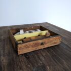 Original 3d artwork by Claire Brierley. Made from found driftwood and painted with acrylic