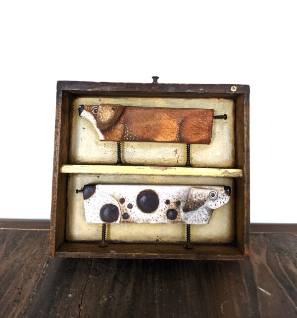 Original 3d artwork by Claire Brierley. Made from found driftwood and painted with acrylic
