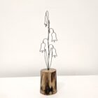 Handmade wire and driftwood sculpture by crafters Wild Grey Art