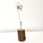 Handmade wire and driftwood sculpture by crafters Wild Grey Art