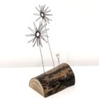 Handmade wire and driftwood sculpture by crafters Wild Grey Art